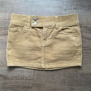 H&M Corduroy Micro Skirt